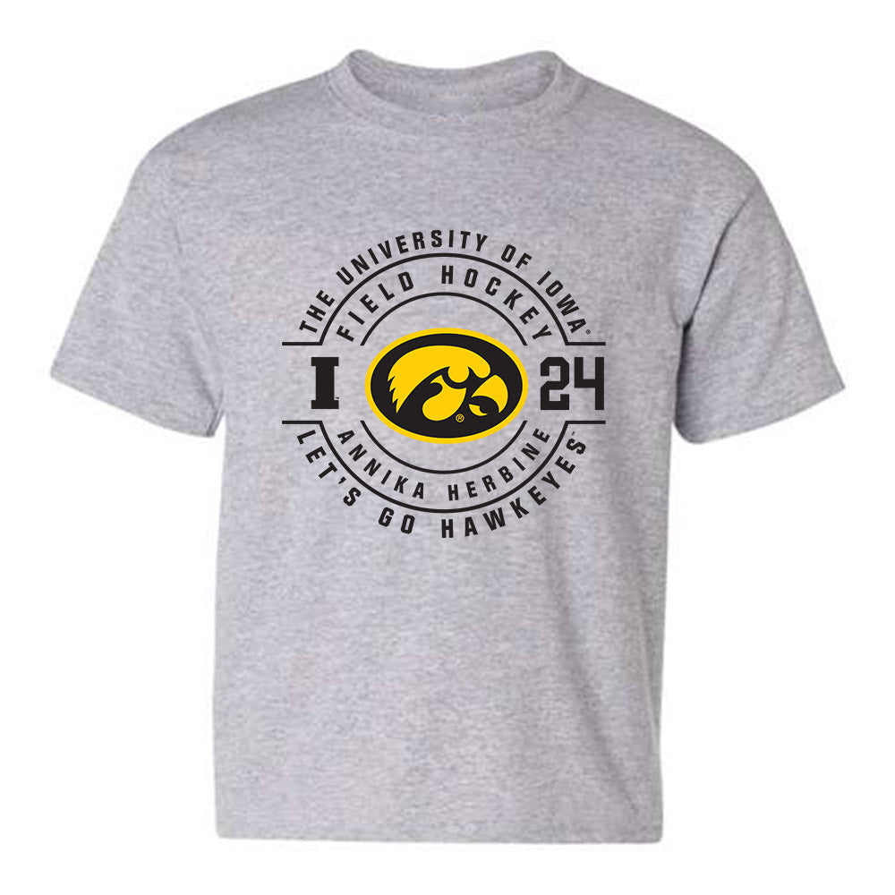 Iowa - NCAA Women's Field Hockey : Annika Herbine - Youth T-Shirt