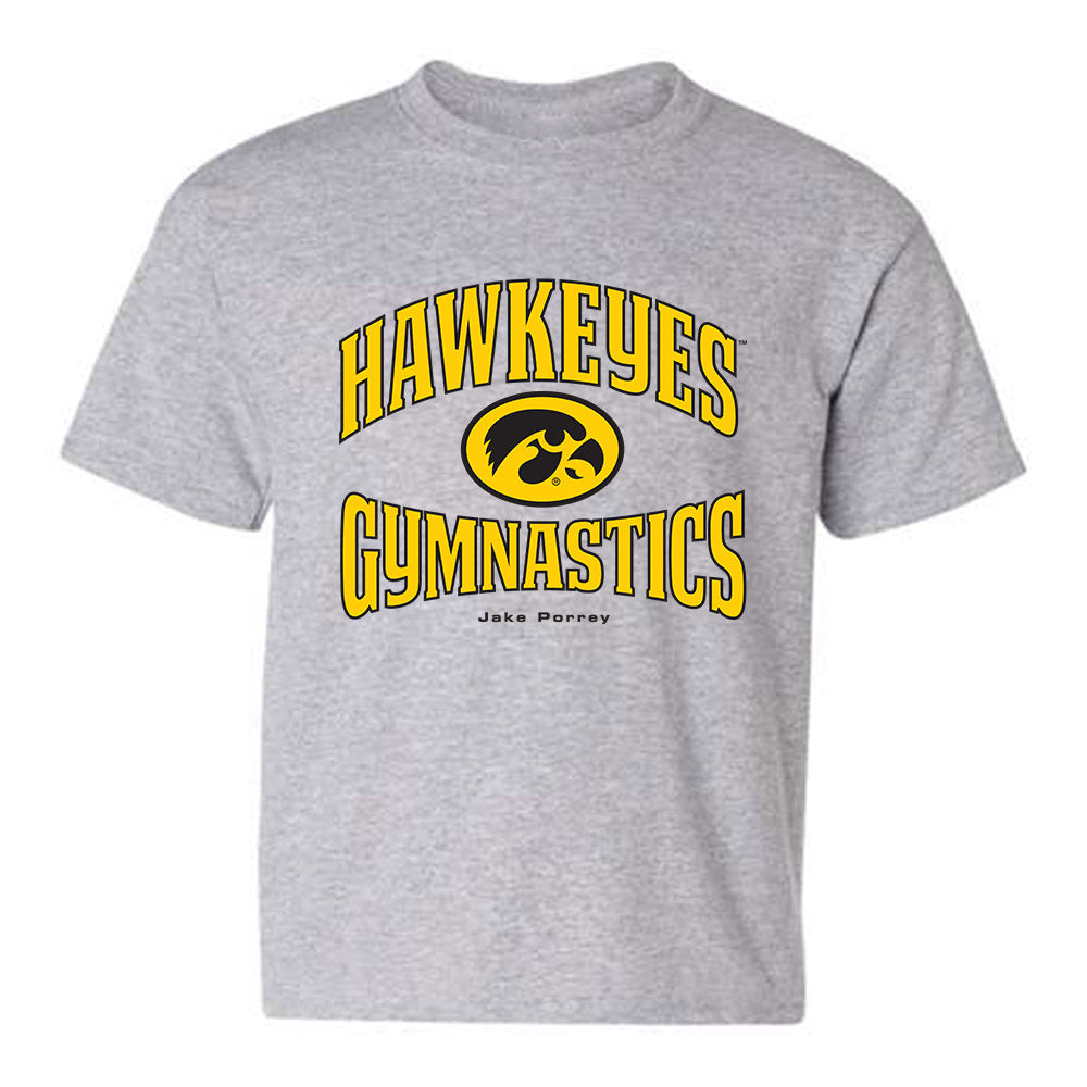 Iowa - NCAA Men's Gymnastics : Jake Porrey - Youth T-Shirt