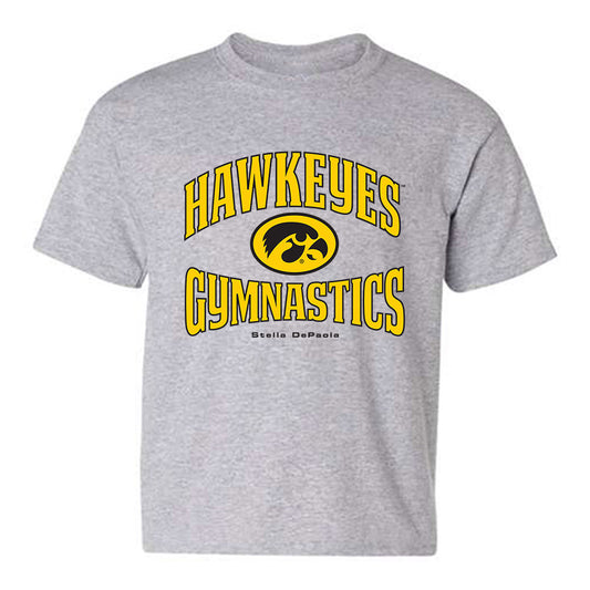 Iowa - NCAA Women's Gymnastics : Stella DePaola - Youth T-Shirt-0
