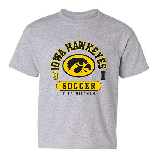 Iowa - NCAA Women's Soccer : Elle Wildman - Youth T-Shirt-0