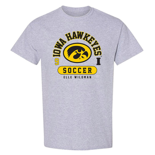 Iowa - NCAA Women's Soccer : Elle Wildman - T-Shirt-0
