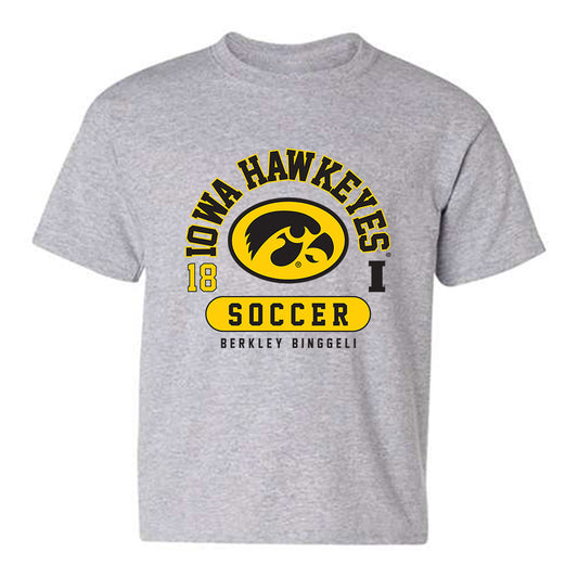Iowa - NCAA Women's Soccer : Berkley Binggeli - Youth T-Shirt-0