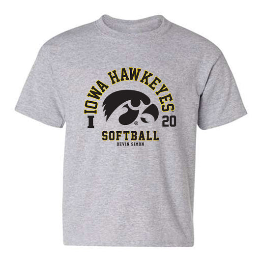 Iowa - NCAA Softball : Devin Simon - Classic Fashion Shersey Youth T-Shirt-0