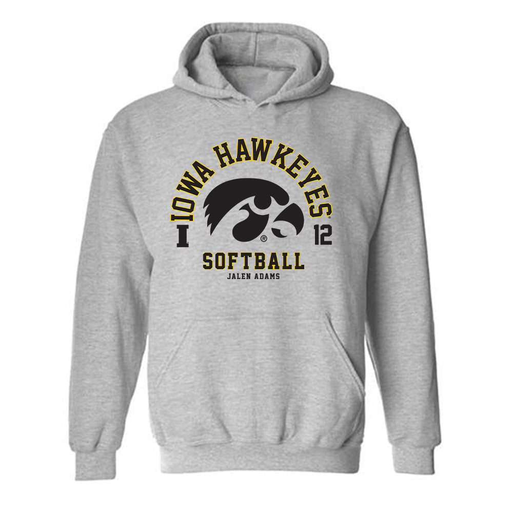 Iowa - NCAA Softball : Jalen Adams - Classic Fashion Shersey Hooded Sweatshirt-0