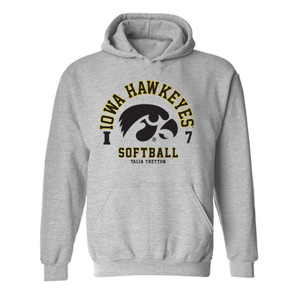 Iowa - NCAA Softball : Talia Tretton - Classic Fashion Shersey Hooded Sweatshirt-0