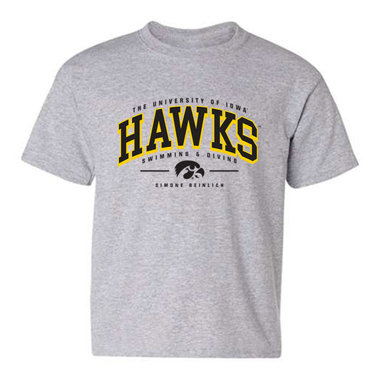 Iowa - NCAA Women's Swimming & Diving : Simone Beinlich - Classic Fashion Shersey Youth T-Shirt-0