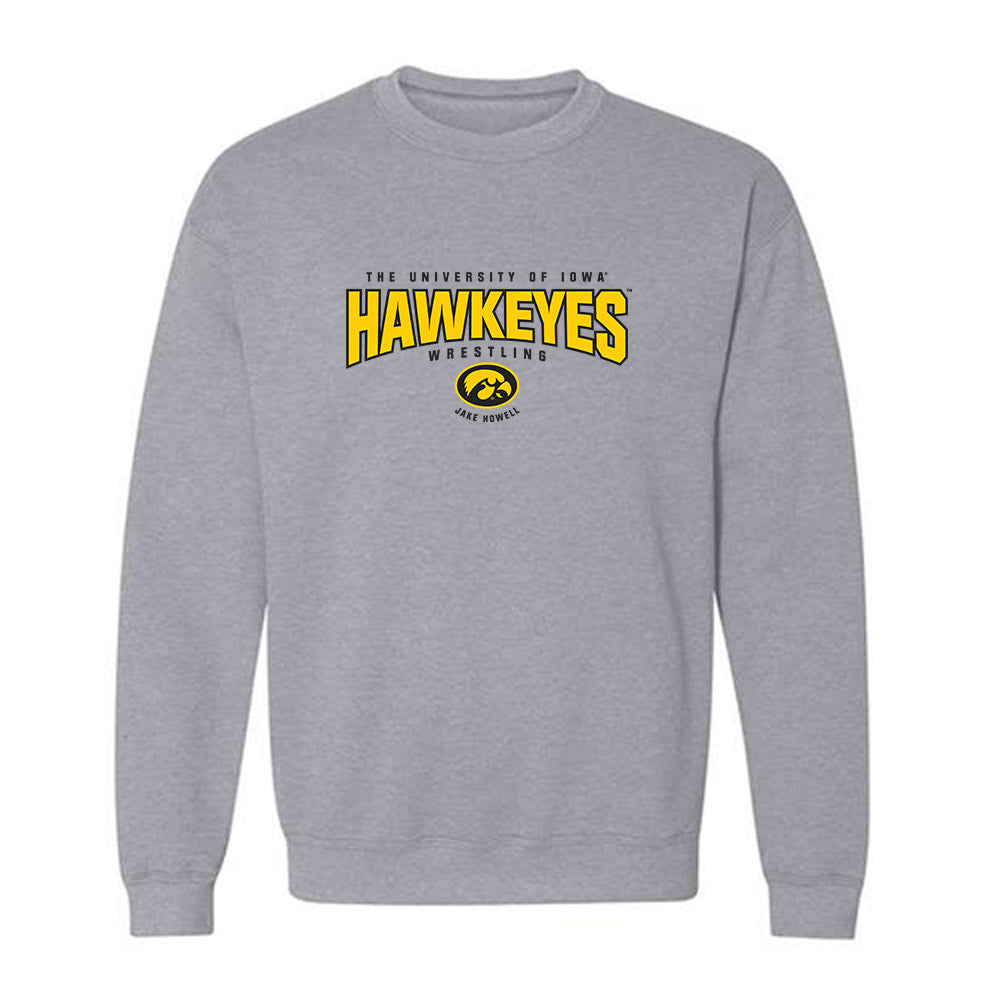 Iowa - NCAA Wrestling : Jake Howell - Classic Fashion Shersey Crewneck Sweatshirt-0