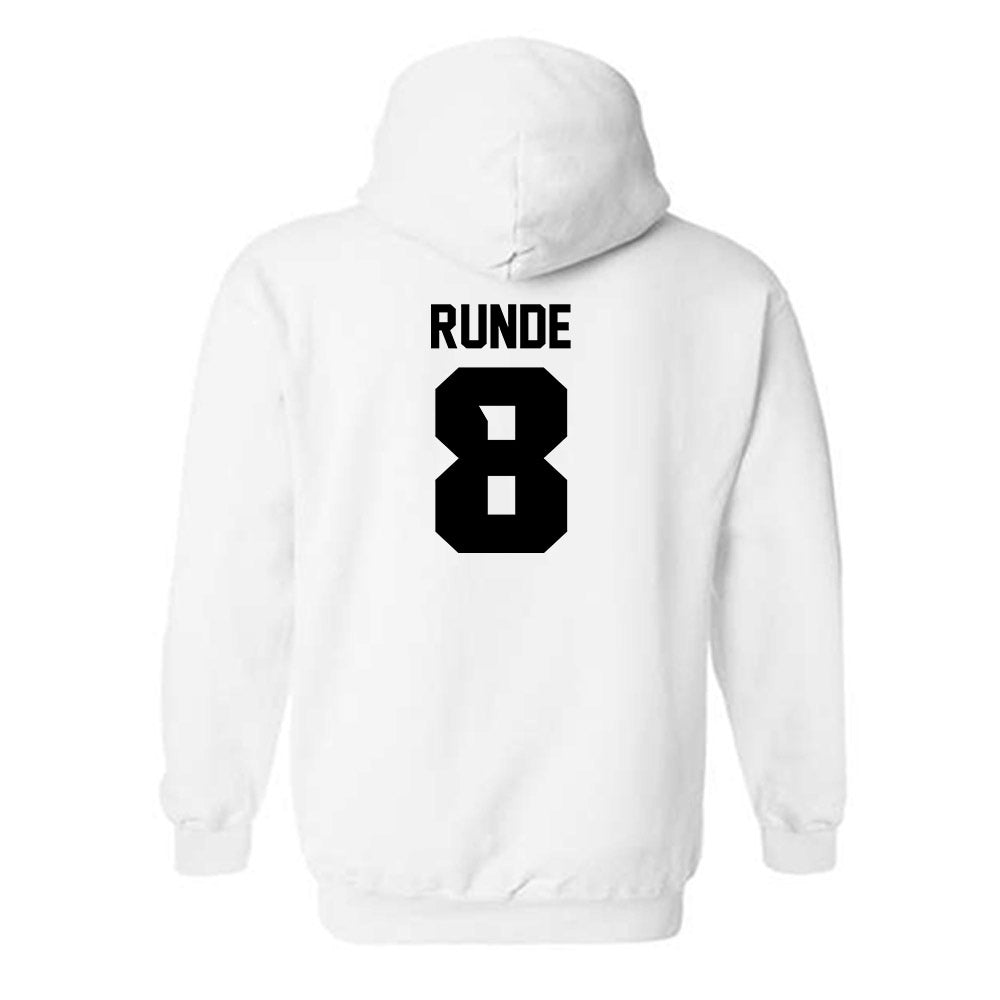 Iowa - NCAA Baseball : Logan Runde - Classic Shersey Hooded Sweatshirt-1
