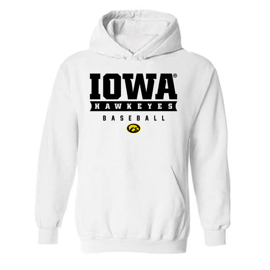 Iowa - NCAA Baseball : John Henry Kohorst - Classic Shersey Hooded Sweatshirt-0