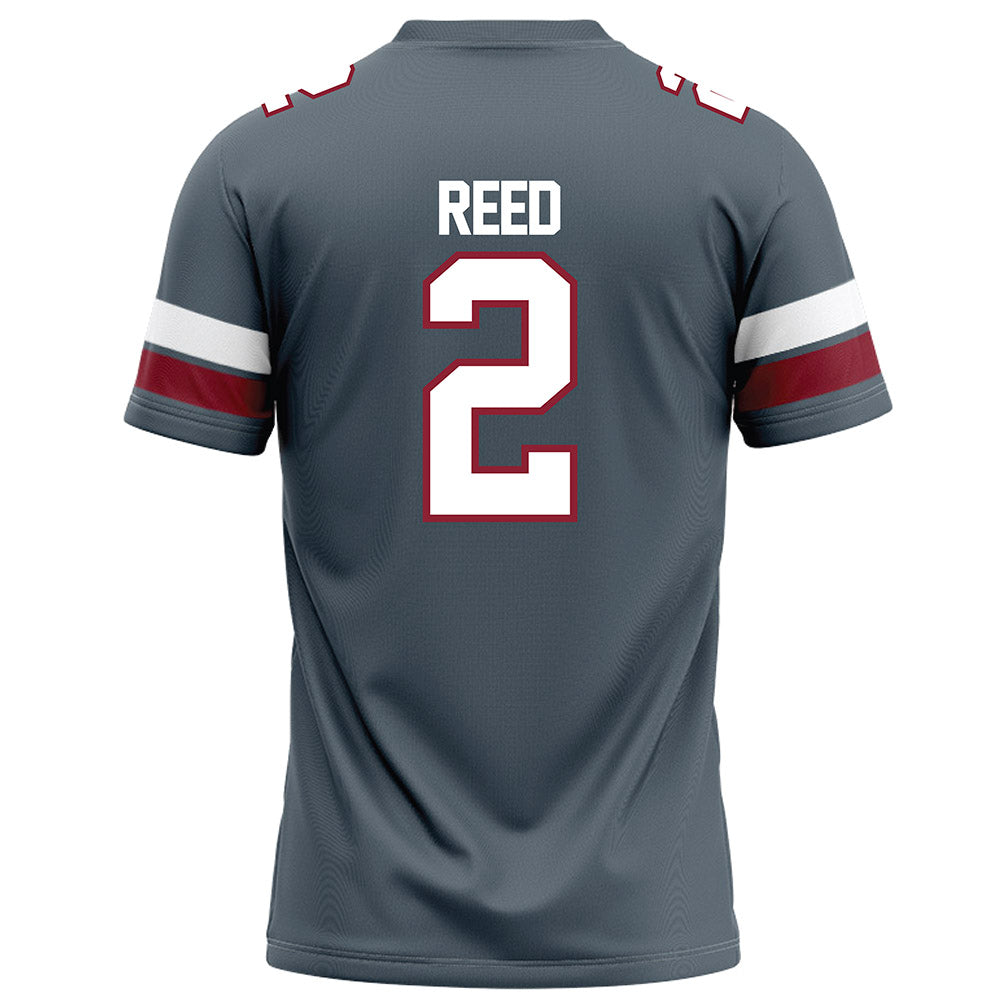 NCCU - NCAA Football : Malcolm Reed - Grey Football Jersey-1