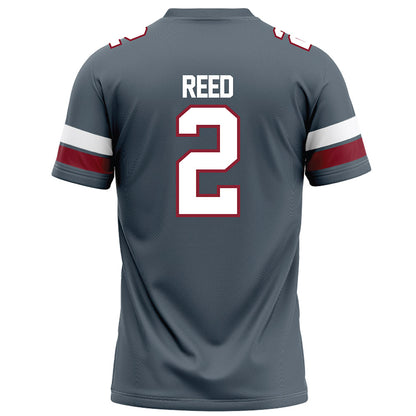 NCCU - NCAA Football : Malcolm Reed - Grey Football Jersey-1