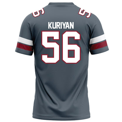 NCCU - NCAA Football : Jonathan Kuriyan - Grey Football Jersey-1