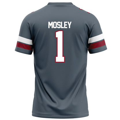 NCCU - NCAA Football : Christian Mosley - Grey Football Jersey-1
