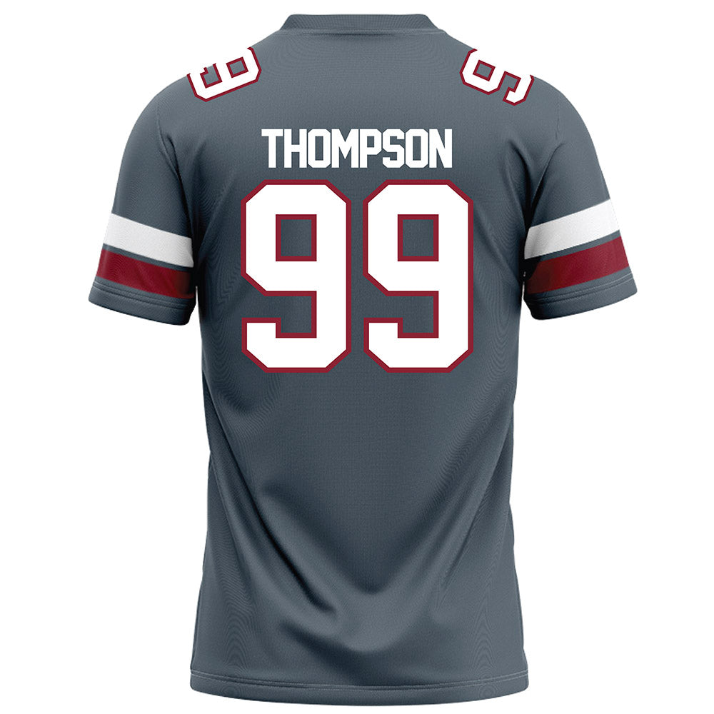 NCCU - NCAA Football : Khareem Thompson - Grey Football Jersey-1