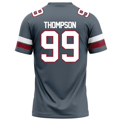NCCU - NCAA Football : Khareem Thompson - Grey Football Jersey-1