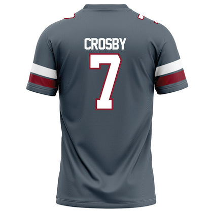 NCCU - NCAA Football : Chanston Crosby - Grey Football Jersey-1