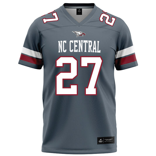 NCCU - NCAA Football : Cameron Williams - Grey Football Jersey-0