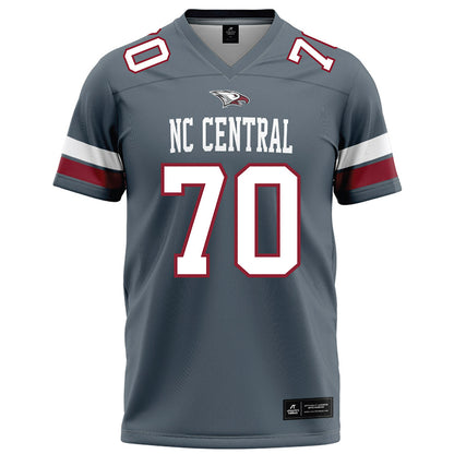 NCCU - NCAA Football : Ta'Ron Williams - Grey Football Jersey-0