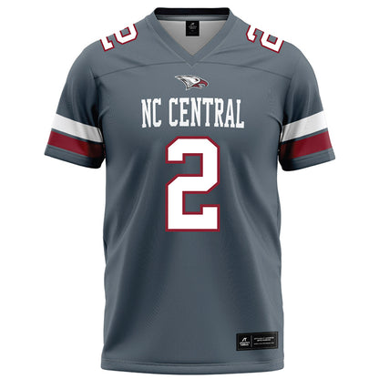 NCCU - NCAA Football : Malcolm Reed - Grey Football Jersey-0