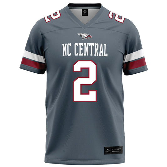 NCCU - NCAA Football : Malcolm Reed - Grey Football Jersey-0