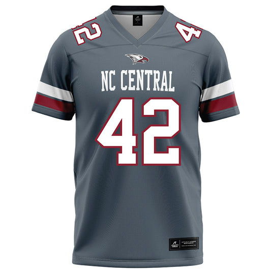 NCCU - NCAA Football : Mekhi Bigelow - Grey Football Jersey-0