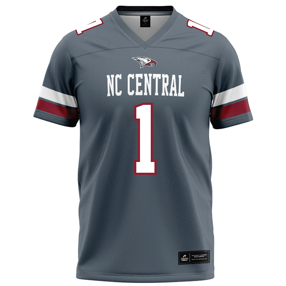 NCCU - NCAA Football : Chris Mosley - Grey Football Jersey-0