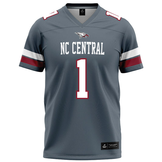 NCCU - NCAA Football : Christian Mosley - Grey Football Jersey-0