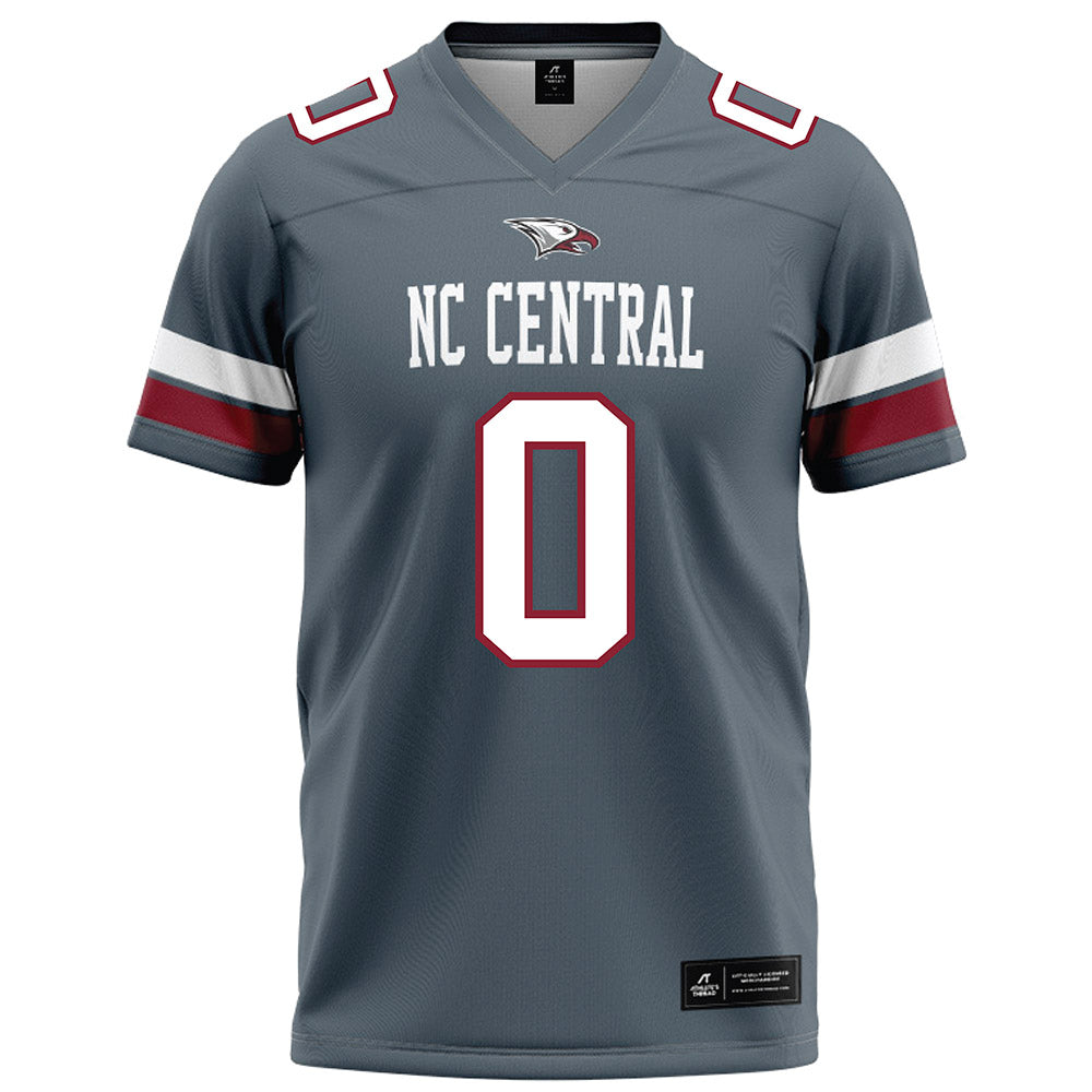 NCCU - NCAA Football : Chauncey Spikes - Grey Football Jersey-0