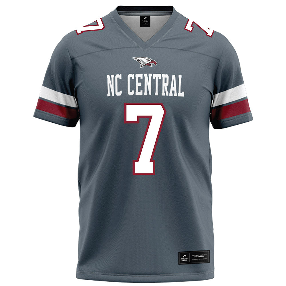NCCU - NCAA Football : Chanston Crosby - Grey Football Jersey-0