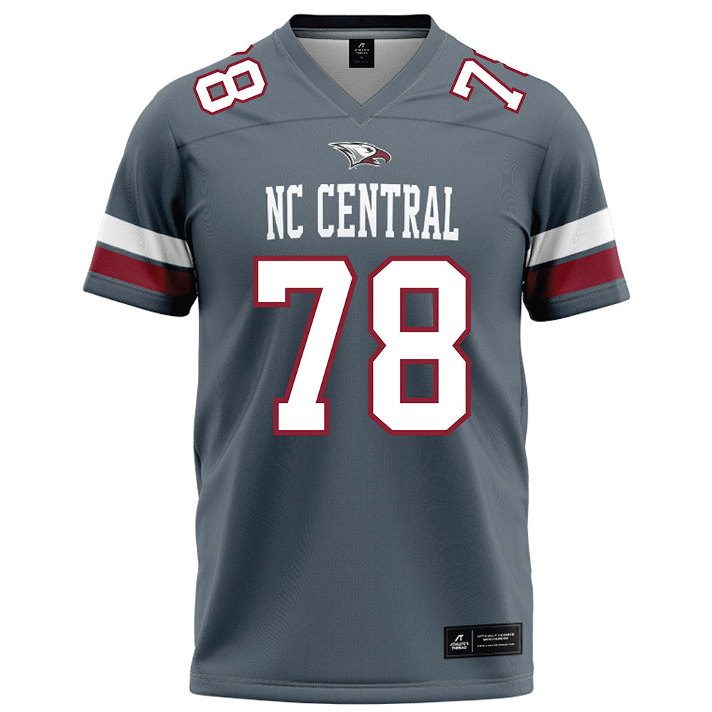 NCCU - NCAA Football : Kino Glover II - Grey Football Jersey-0