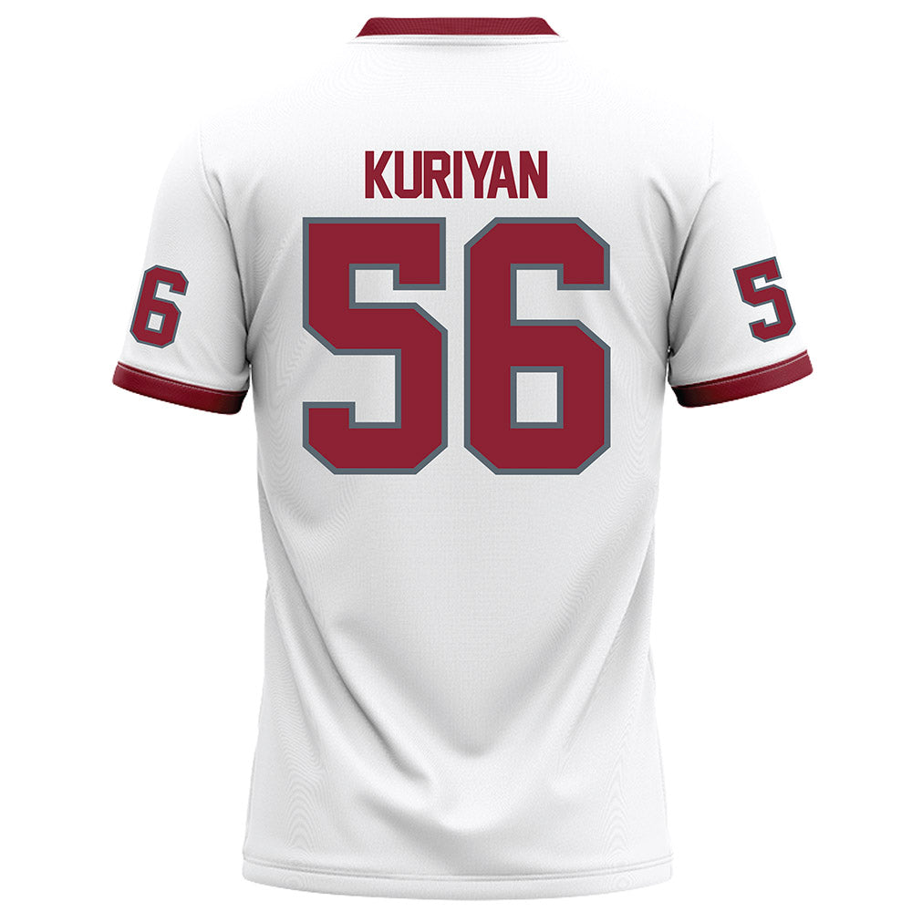 NCCU - NCAA Football : Jonathan Kuriyan - White Football Jersey-1