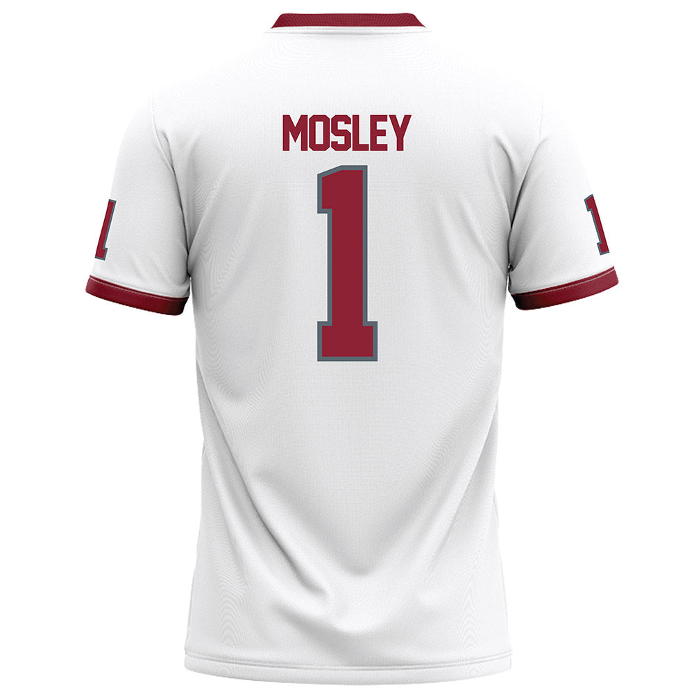 NCCU - NCAA Football : Christian Mosley - White Football Jersey-1