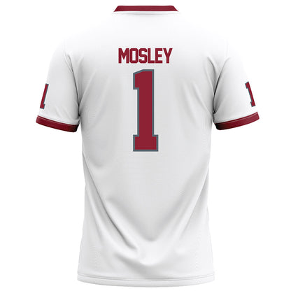 NCCU - NCAA Football : Christian Mosley - White Football Jersey-1