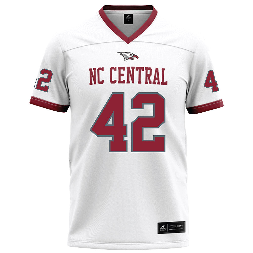 NCCU - NCAA Football : Mekhi Bigelow - White Football Jersey-0