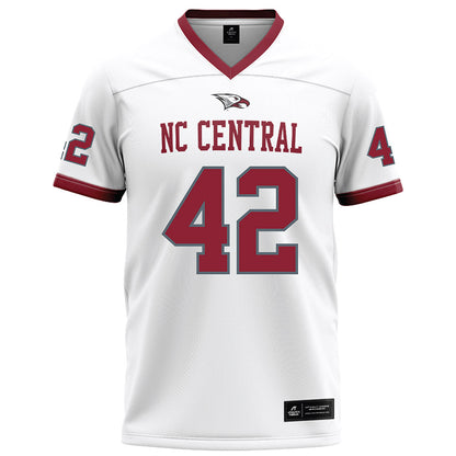 NCCU - NCAA Football : Mekhi Bigelow - White Football Jersey-0
