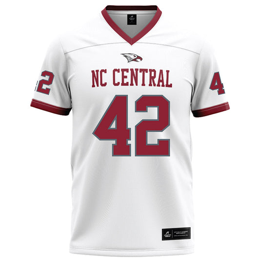 NCCU - NCAA Football : Mekhi Bigelow - White Football Jersey-0