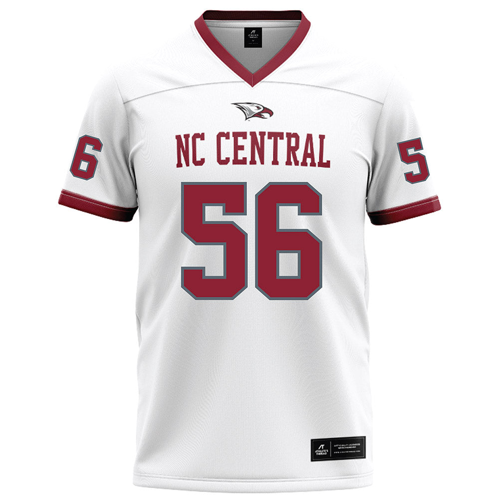 NCCU - NCAA Football : Jonathan Kuriyan - White Football Jersey-0