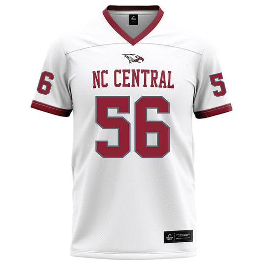 NCCU - NCAA Football : Jonathan Kuriyan - White Football Jersey-0