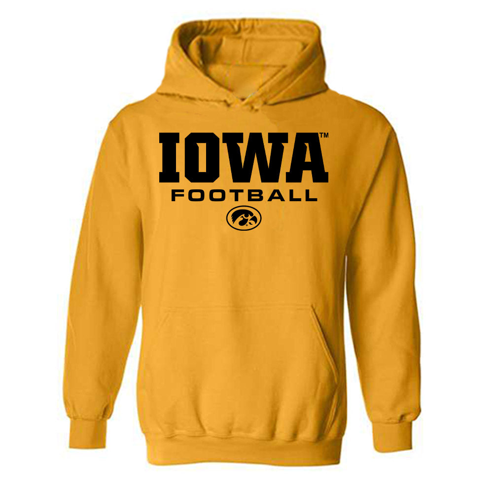 Iowa - NCAA Football : DJ Vonnahme - Classic Shersey Hooded Sweatshirt-0