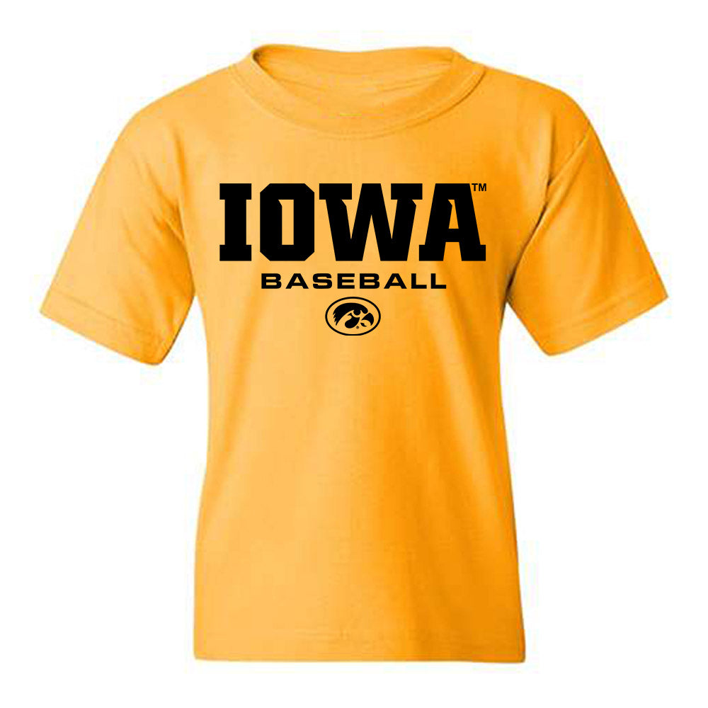 Iowa - NCAA Baseball : Caleb Wulf - Classic Shersey Youth T-Shirt-0