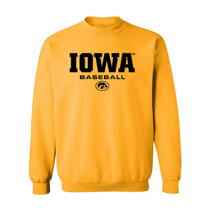 Iowa - NCAA Baseball : Beau Leisure - Classic Shersey Crewneck Sweatshirt-0