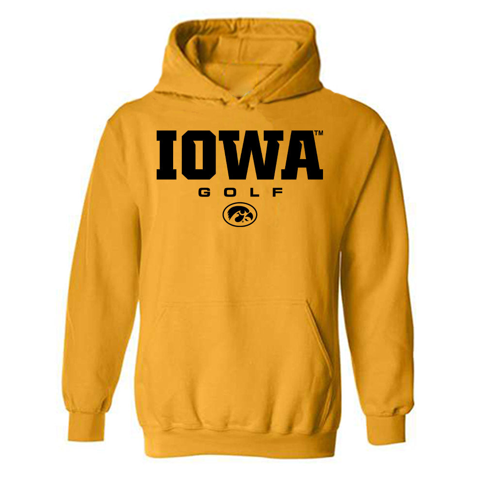 Iowa - NCAA Men's Golf : Jack McCarty - Classic Shersey Hooded Sweatshirt-0
