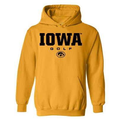Iowa - NCAA Men's Golf : Jack McCarty - Classic Shersey Hooded Sweatshirt-0