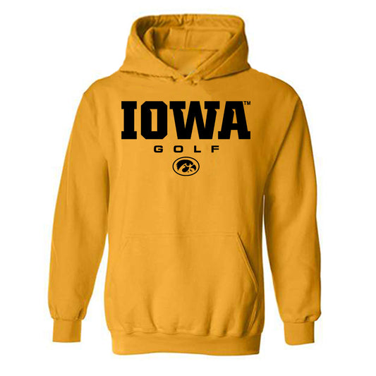 Iowa - NCAA Men's Golf : Jack McCarty - Classic Shersey Hooded Sweatshirt-0