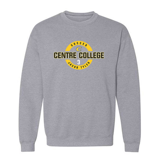 Centre College - NCAA Men's Soccer : Jacob Tyler - Classic Fashion Shersey Crewneck Sweatshirt-0