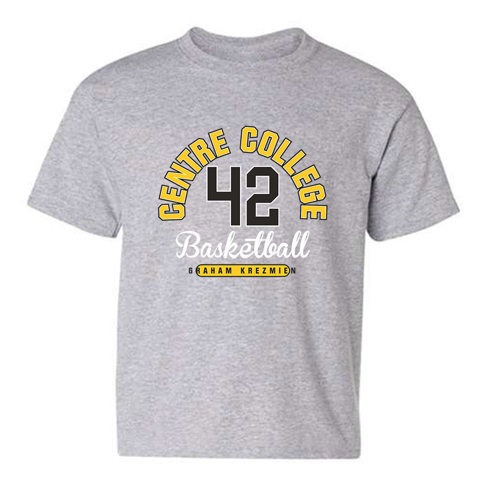 Centre College - NCAA Men's Basketball : Graham Krezmien - Classic Fashion Shersey Youth T-Shirt-0