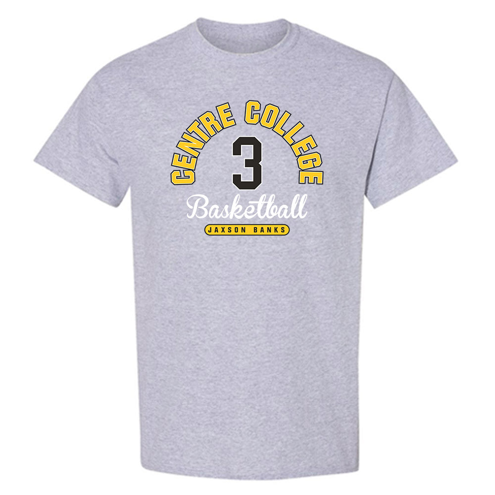 Centre College - NCAA Men's Basketball : Jaxson Banks - Classic Fashion Shersey T-Shirt-0