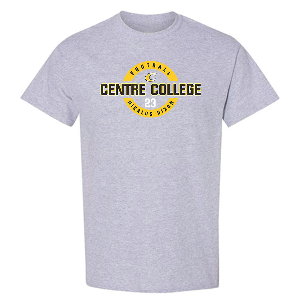 Centre College - NCAA Football : Nikalos Dixon - Classic Fashion Shersey T-Shirt-0