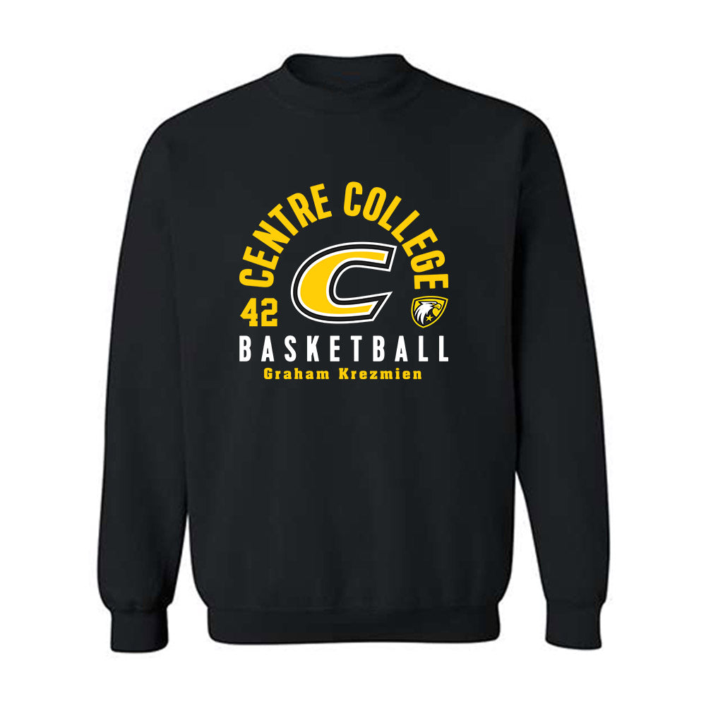 Centre College - NCAA Men's Basketball : Graham Krezmien - Classic Fashion Shersey Crewneck Sweatshirt-0
