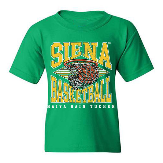 Siena - NCAA Women's Basketball : Kaiya Rain Tucker - Classic Fashion Shersey Youth T-Shirt-0